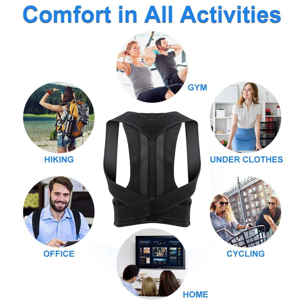 FitBack™ Posture Corrector Elastic Belt