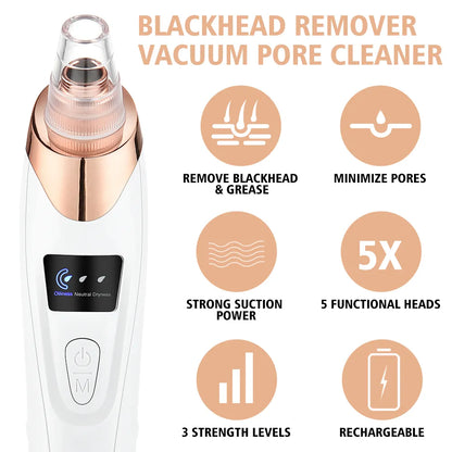 FaceCare™  Electric Nose Blackspots Removal Vacuum Cleaner