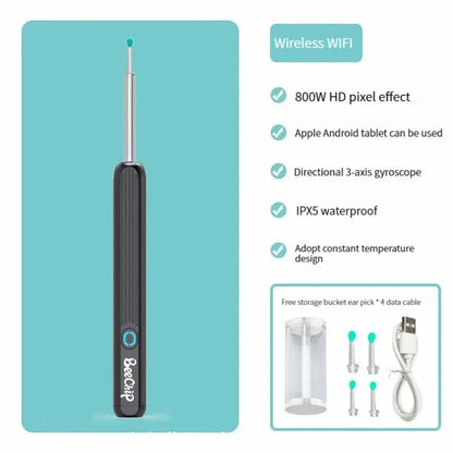 AerCam™  Wireless WiFi Ear Pick Otoscope Camera