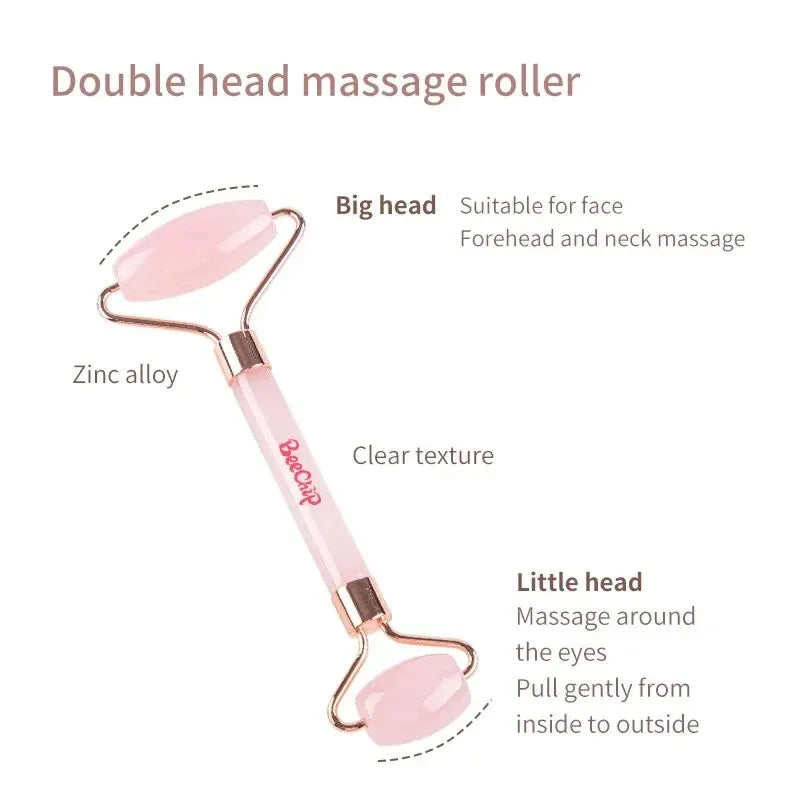 BeeChip™  Jade Stone Roller Face Massager