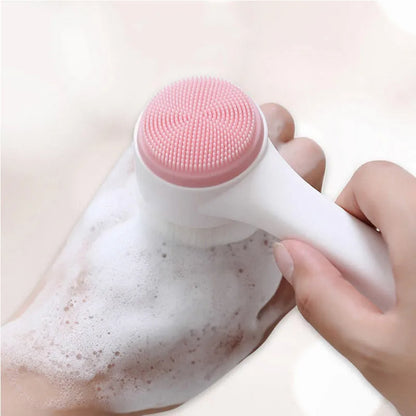 AllClean™  3D Double Silicone Facial Cleansing Brush