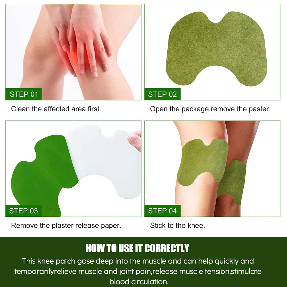 NatureDoc™ Ginger Sprain Knee Treatment  Patch Plaster