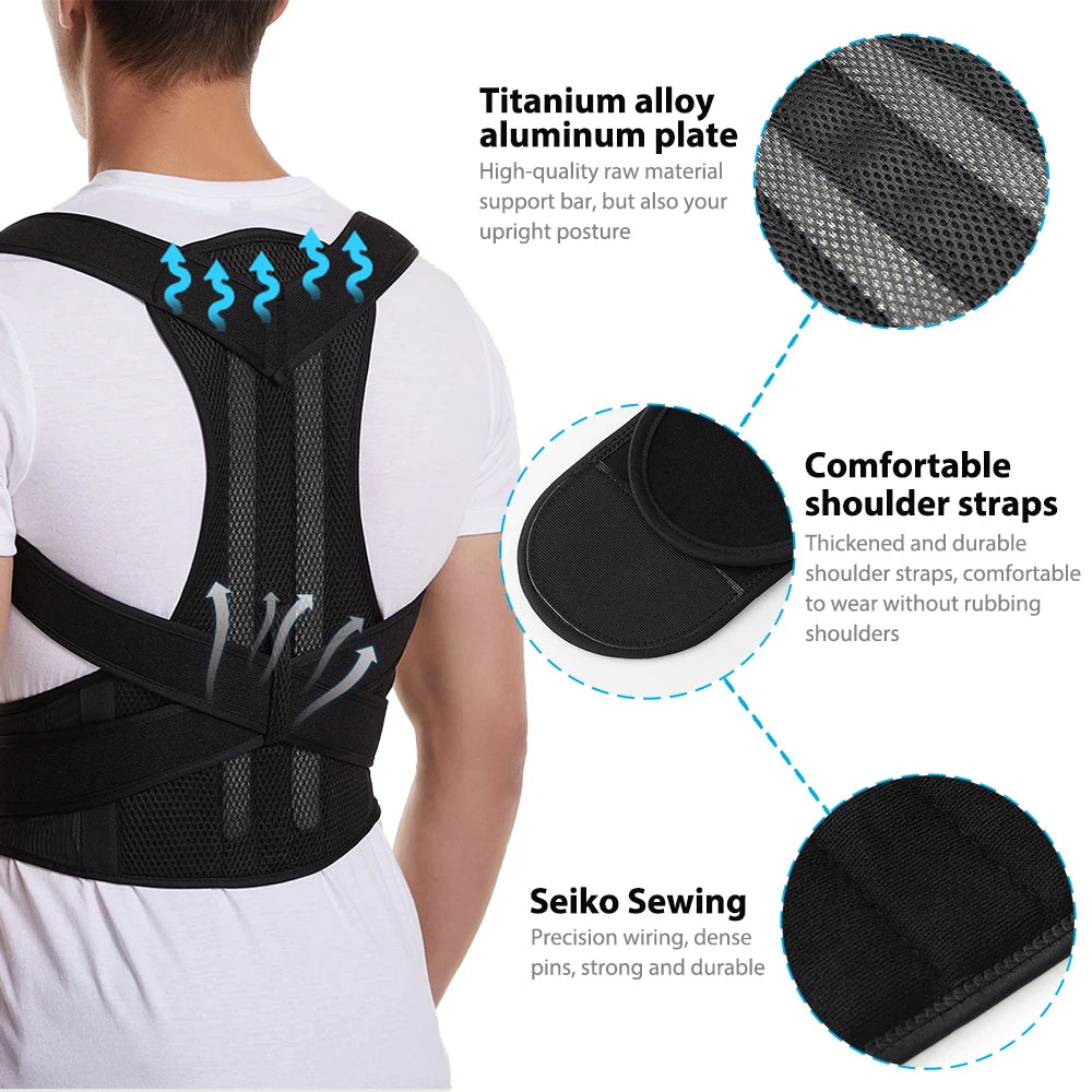 FitBack™  Posture Corrector Elastic Belt